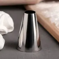 Насадка кондитерская KONFINETTA &laquo;Круг&raquo;, d=3,5 см, выход d=1,5 см, нержавеющая сталь