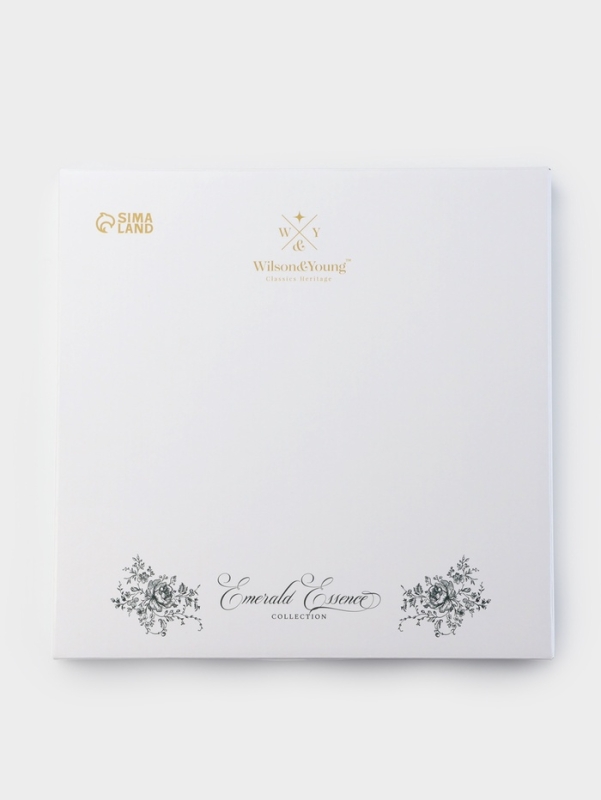 Тарелка глубокая WY Emerald Essence, d=21.5 см, фарфор, белая