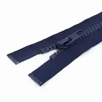 Молния &laquo;Трактор&raquo;, №5, разъёмная, 2 замка, замки автомат, 100 см, тёмно-синяя