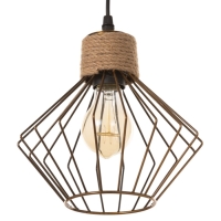 Светильник "Чертеж" 1х40Вт Е27 медь 20х20х20см