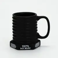 УЦЕНКА Кружка керамическая &laquo;100% мужик&raquo;, 400 мл