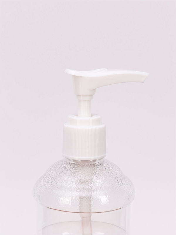 Бутылочка для хранения, с дозатором, 150 мл, цвет белый/прозрачный