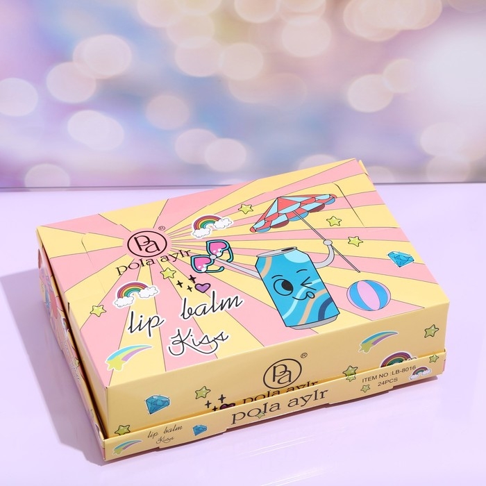 Бальзам для губ &laquo;Крутая газировка&raquo;, микс цветов и запахов