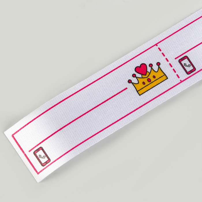 Термобирки для одежды. Набор именных термонаклеек для маркировки детских вещей &laquo;Единорожка&raquo;, 7 шт