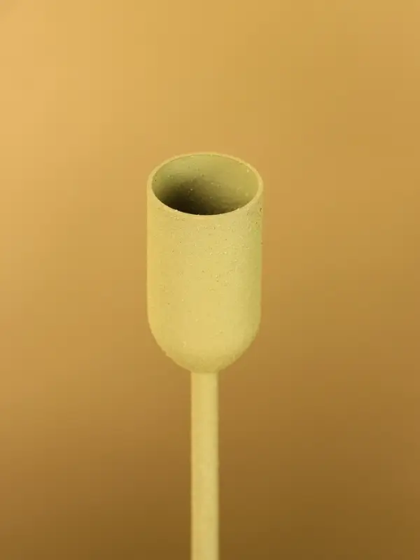 Подсвечник на 1 свечу текстурный "Олива" 8х8х20 см