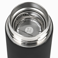 Термос, 500 мл, Basic "Мастер К. Герб", с ситом, с датчиком температуры, сохраняет тепло 10ч