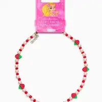 Бусы детские &laquo;Выбражулька. Клубники&raquo;, жемчуг, 34.5 см, красно-белый