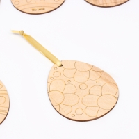 Заготовки для творчества. Роспись по дереву &laquo;Пасха: пасхальные яйца&raquo;, 5 шт