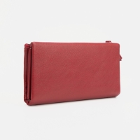 Кошелёк женский на магнитах, цвет красный