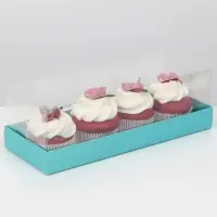 Коробка кондитерская, упаковка, &laquo;Тиффани&raquo;, 26 х 8 х 9.5 см