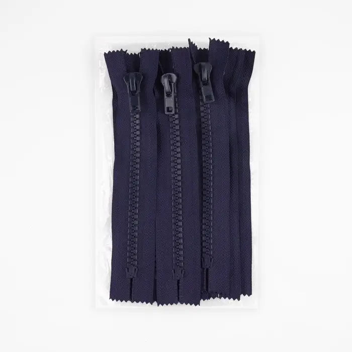 Молния &laquo;Трактор&raquo;, №10, неразъёмная, замок автомат, 18 см, тёмно-синяя