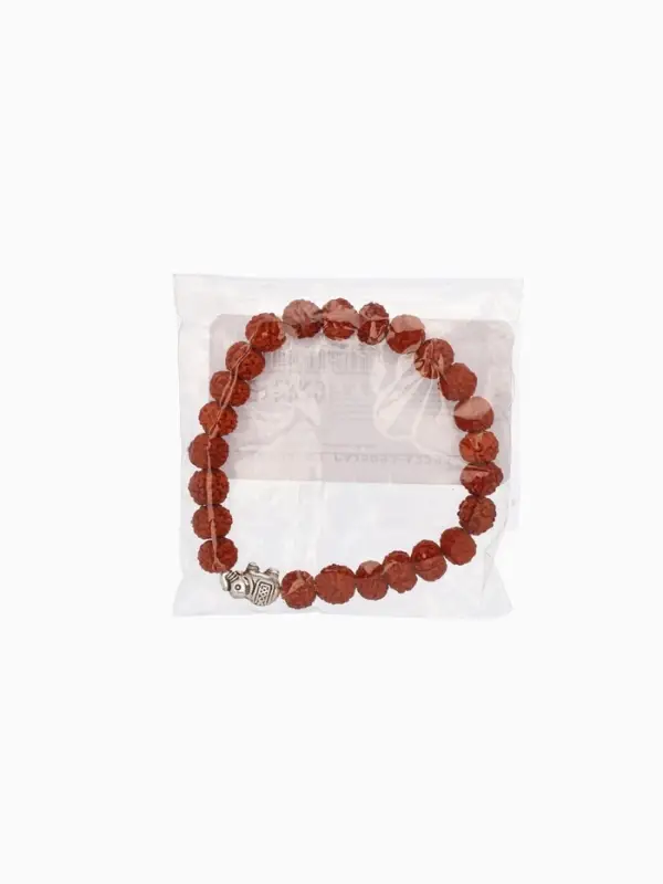 Браслет "Слоник" рудракша, длина 18 см