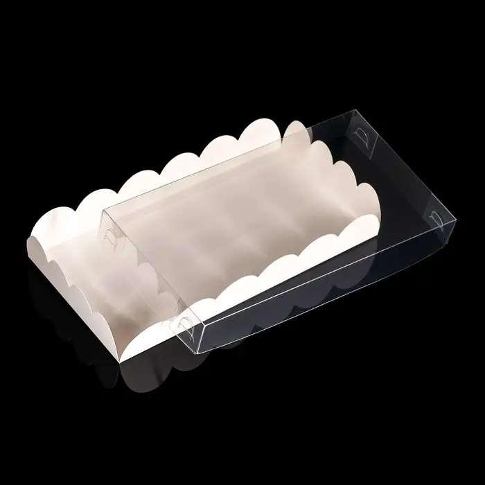 Коробка для печенья, белая, 10.5&times;20&times;3 см