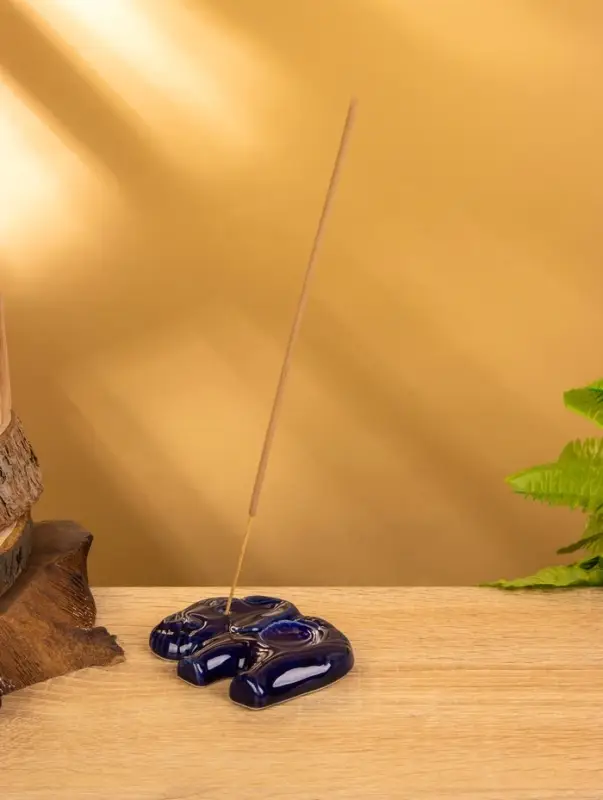 Подставка под благовония "Слоник" керамика, цв. МИКС, 7х8,5х0,8 см