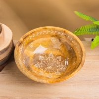 Салатник "Пряник" дерево манго 25х25х10 см