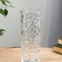 Ваза стекло настольная "Шерри" геометрия, 29х11,5 см, прозрачный