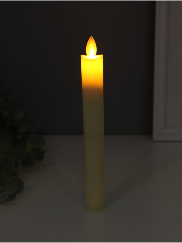 Ночник свеча "Романтика" набор 2 шт LED 3xААА 2,2х2,2х22см