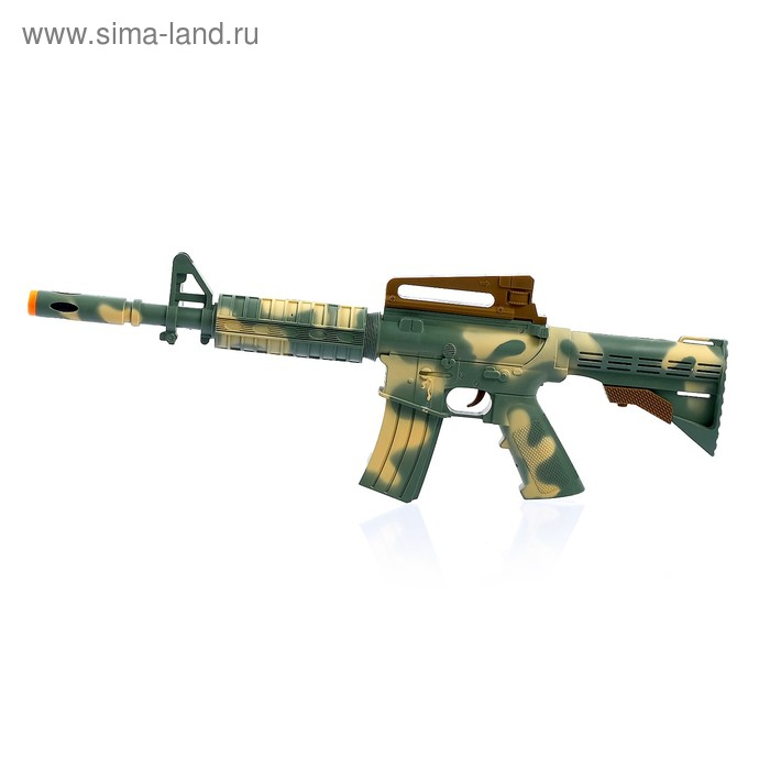 Автомат &laquo;М-16&raquo;, с мишенями, стреляет присосками