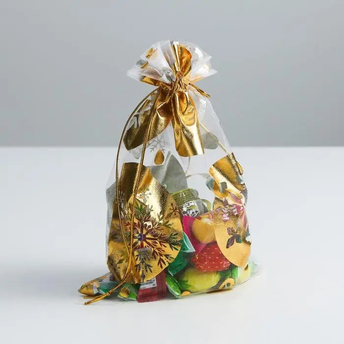 Мешочек подарочный органза &laquo;Исполнения желаний&raquo;, 20 х 30 см +/- 1.5 см