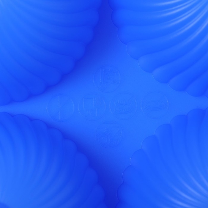 Форма для выпечки &laquo;Купол&raquo;, 25&times;16&times;3,5 см, 6 ячеек (d=7 см), цвет МИКС