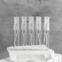 Флакон стеклянный для парфюма, с распылителем, 5 мл, прозрачный