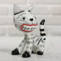 Сувенир дерево "Кот улыбака" 9х5,5х11,5 см