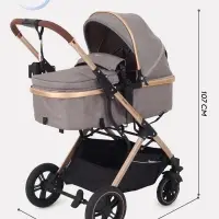 Коляска - трансформер детская RANT basic PULSAR GOLD (2в1) RA160, бежевый