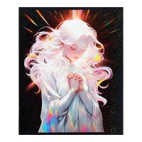 Тетрадь 48 листов в клетку Calligrata TOP "Жемчужина", обложка мелованный картон, голография, блок офсет, белизна 95%, МИКС