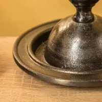 Подсвечник "Ретро серия Оксфорд" алюминий 13,5х13,5х10 см