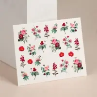 Слайдеры для ногтей &laquo;Flowers&raquo;, разноцветные