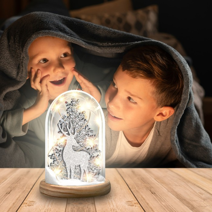 Набор для творчества &laquo;Новогодний ночник&raquo;, деревянные вставки, олень