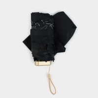 Зонт женский &laquo;Тропические листья&raquo;, 6 спиц, складывается в размер телефона.