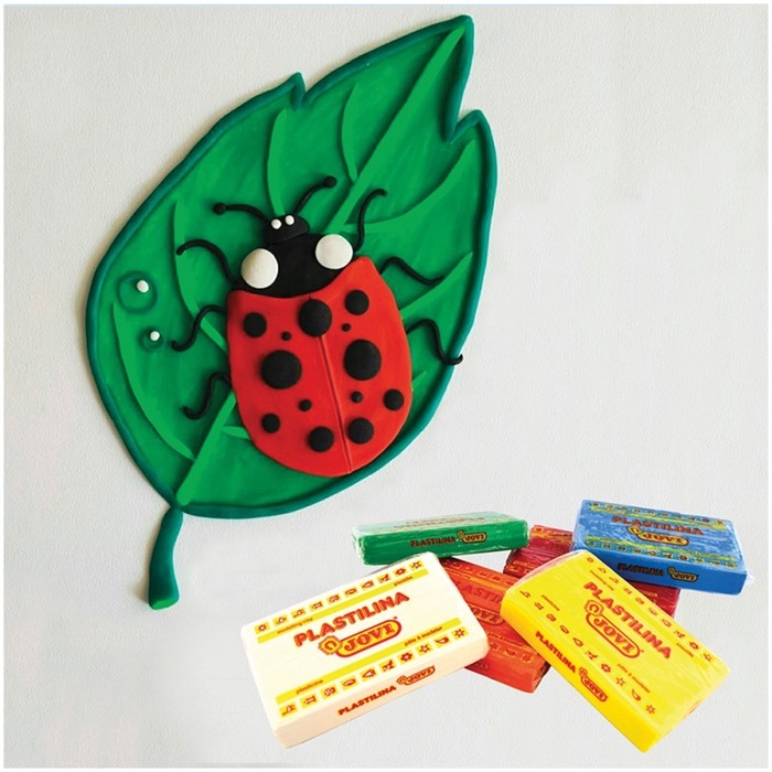 Пластилин 50 г JOVI &laquo;Классика&raquo;, 15 цветов, ДЛЯ МАЛЫШЕЙ, МИКС (цена за 1 брусок)