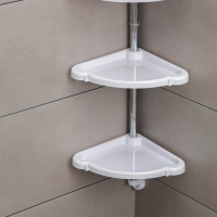 Полка угловая 4-х ярусная &laquo;Элансия&raquo;, 24&times;24&times;98,2 см, цвет белый