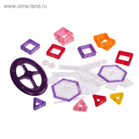 Конструктор магнитный &laquo;Мини магический магнит&raquo;, 58 деталей