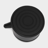 Чайник для плиты с эмалированным покрытием внутри Magma &laquo;Сайгон&raquo;, 1,1 л, чугун, с ситом, индукция, цвет чёрный