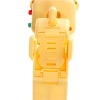 Часы &laquo;Весёлые зверята: Собачка&raquo;, цвет жёлтый