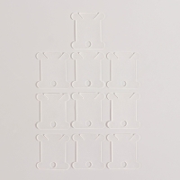 Набор для вышивания крестиком: канва без рисунка 30&times;20 см, нитки 10 шт, пяльцы d = 18 см, иглы 6 шт, шпульки 10 шт, цвет МИКС