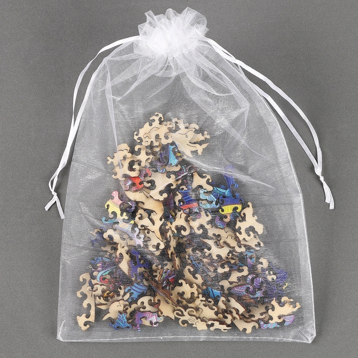 Пазлы деревянные фигурные &laquo;Кит&raquo;, 165 элементов