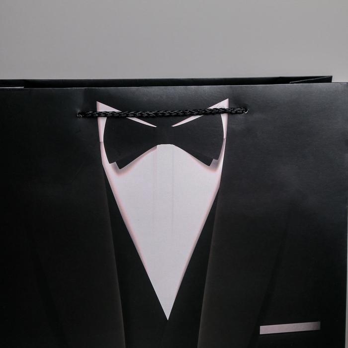 Пакет подарочный ламинированный вертикальный, упаковка, &laquo;Стиль&raquo;, L 31 х 40 х 11,5 см