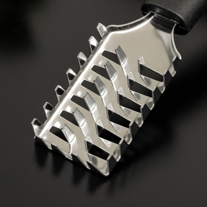 Рыбочистка Доляна &laquo;На века&raquo;, 18 см, цвет чёрный