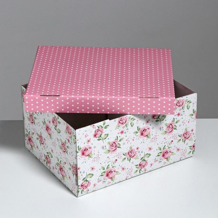 Коробка подарочная складная, упаковка, &laquo;Воспоминания о чудесном&raquo;, 31 х 25.5 х 16 см