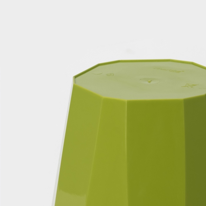 Кашпо для цветов со вставкой &laquo;Палермо&raquo;, 1,8 л, цвет оливковый