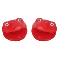 Набор погремушек &laquo;Лягушата: кастаньеты + перкуссионный маракас, 3 шт., цвет красный, Крошка Я