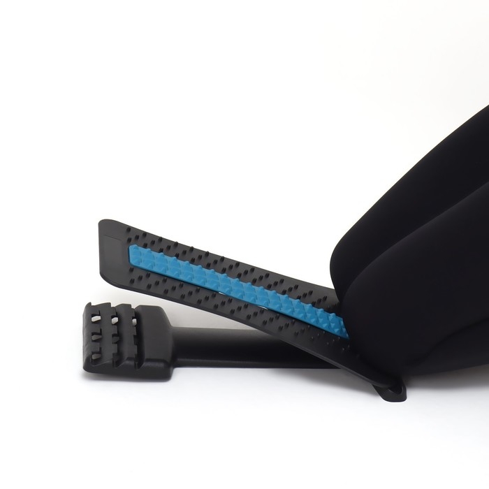 Массажёр для спины, трёхуровневый, 38 &times; 25 &times; 4 см, цвет синий