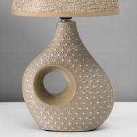 Настольная лампа "Маделин" Е14 40вт кофе с молоком 18х18х33,5 см