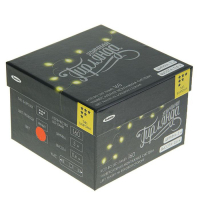 Гирлянда &laquo;Бахрома&raquo; 3 &times; 0.6 м, IP44, УМС, тёмная нить, 160 LED, свечение красное, 220 В