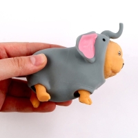 Антистресс сквиш мялка &laquo;Пёсики&raquo;, с песком, цвета МИКС, в шоубоксе, тянучка