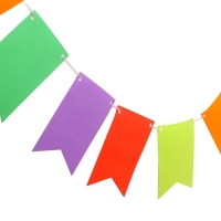 Гирлянда &laquo;Флажки&raquo; длина &mdash; 2,5 м