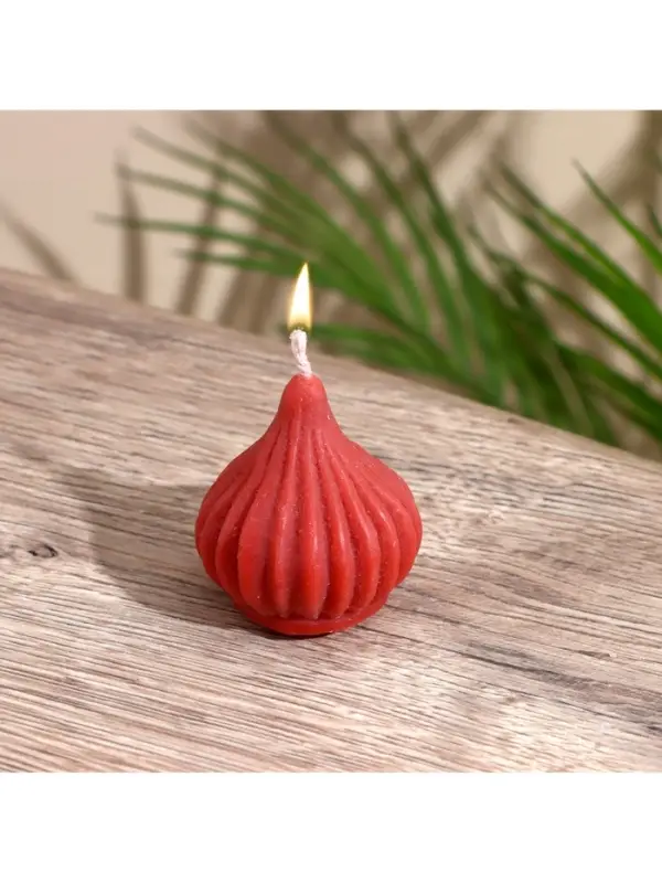 Свеча "Луковица" 5х5х5 см, соевый воск МИКС